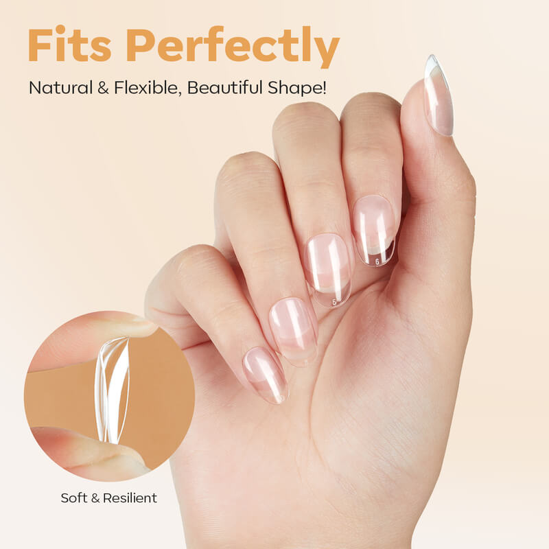 Semi-Frosted Nail Tips