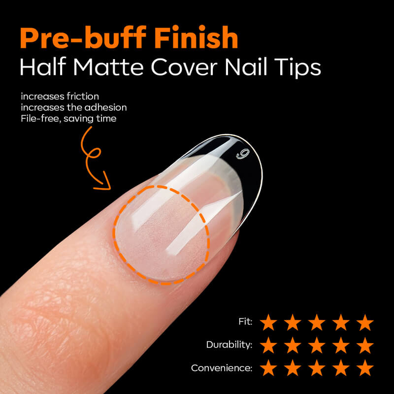 Semi-Frosted Nail Tips