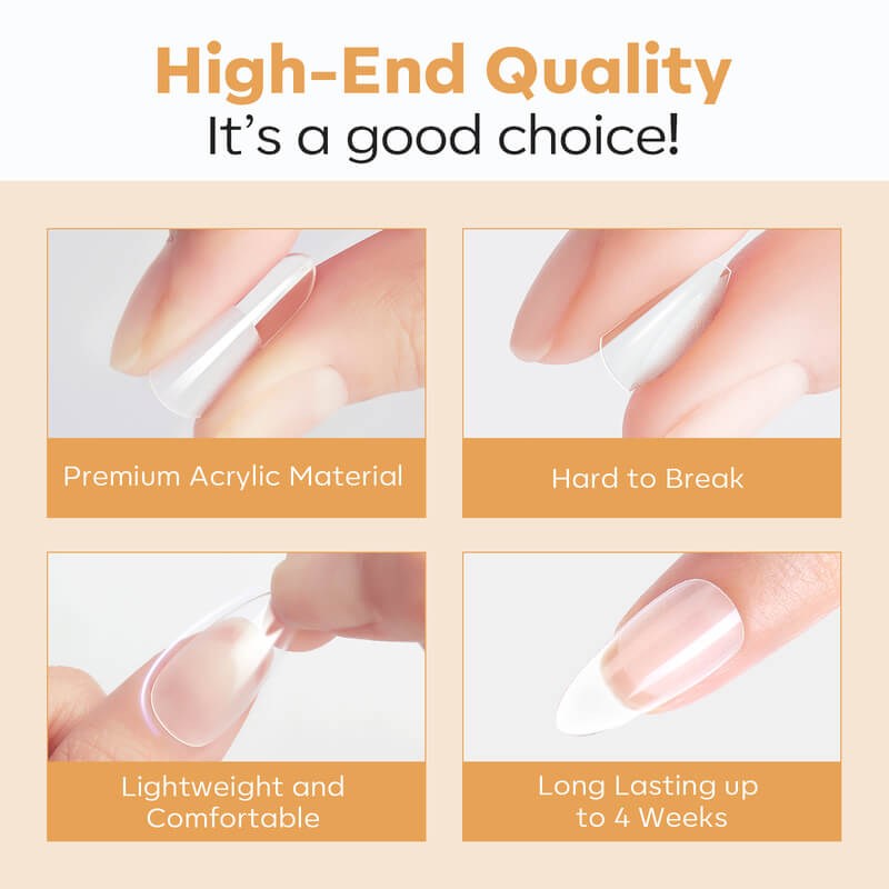 Semi-Frosted Nail Tips